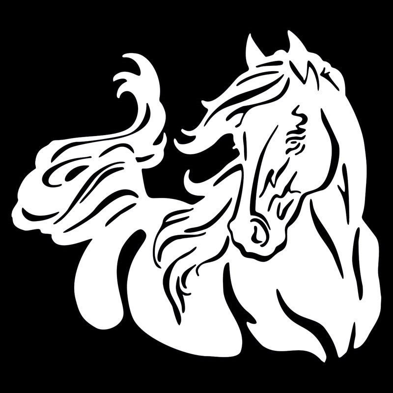 Beautiful Horse Pattern Car Body Stickers