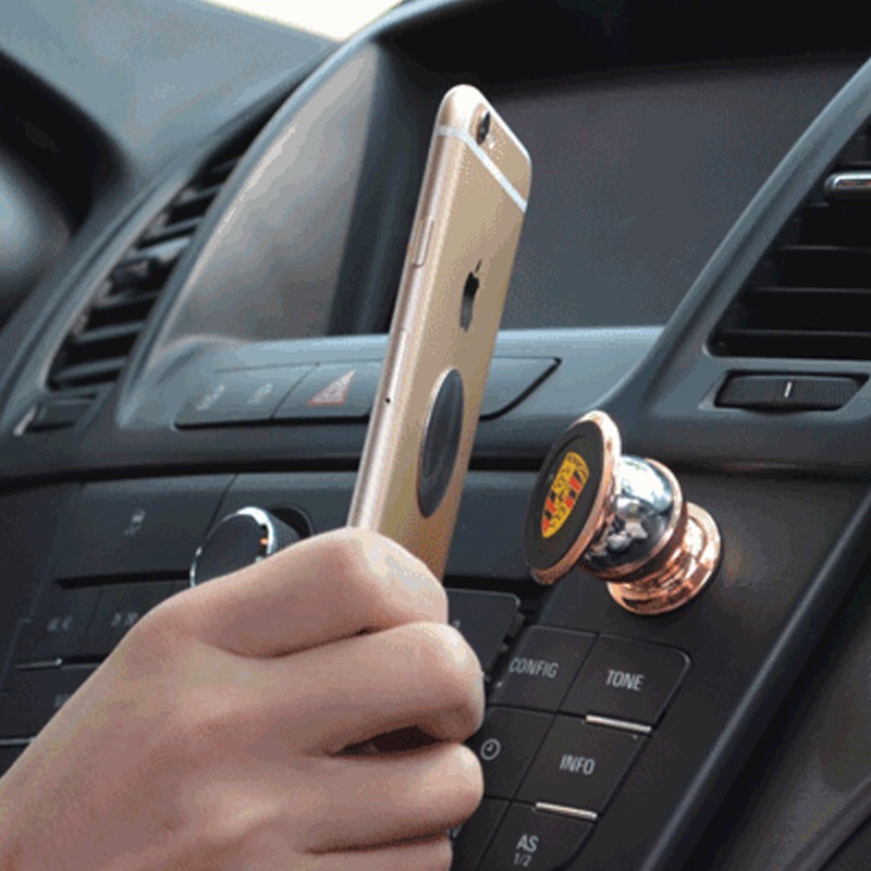 Gold Plating Phone Holder Universal Design Magnetic Car Mount