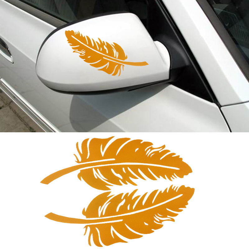 Rear View Mirror Leaf Yellow