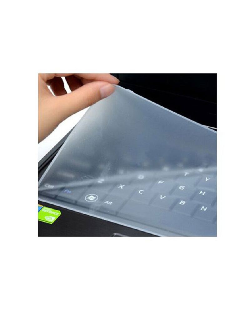 Laptop Keyboard Silicone Waterproof Protector For Numpad Laptop - Transparent