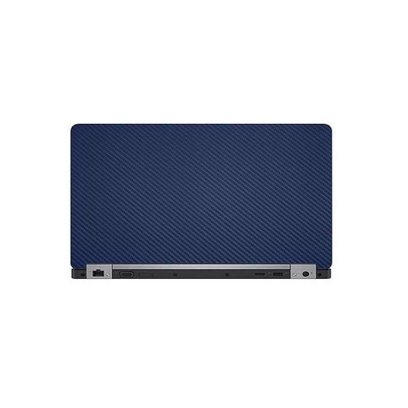Universal Laptop Back Skin Carbon Fiber Texture - Blue