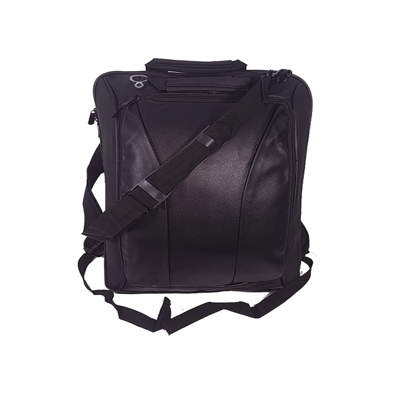 Laptop 3in1 leather Type PU Bag - Black