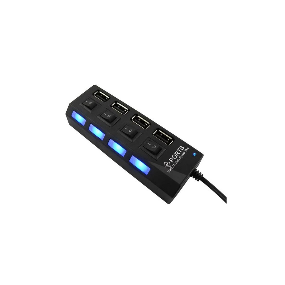 USB Hub 4 Port 2.0 With Button