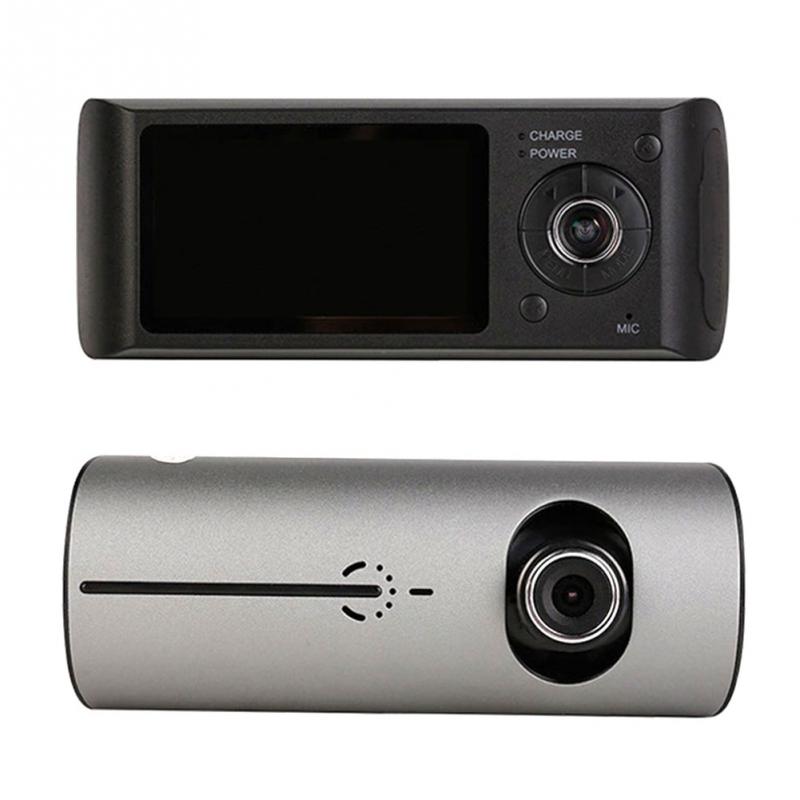 Car DVR Camera Video Recorder Dash Cam G-Sensor GPS Dual Lens